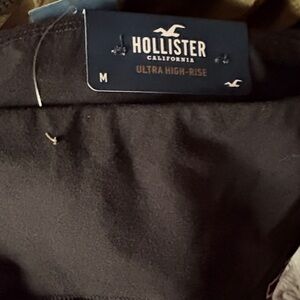 Hollister Black Ultra High-Rise Pants